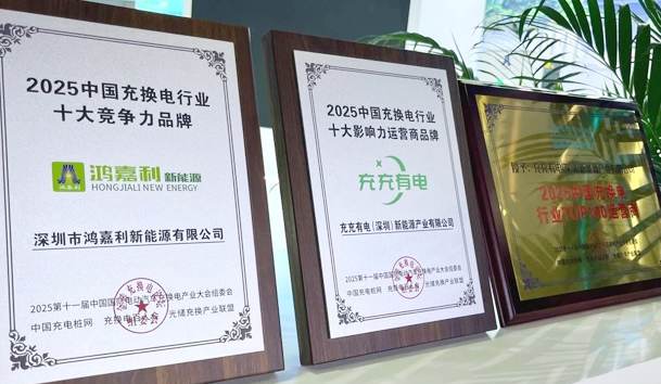 三冠加冕！云顶集团携手充充有电斩获2025中国充换电行业三项重量级大奖(图1)